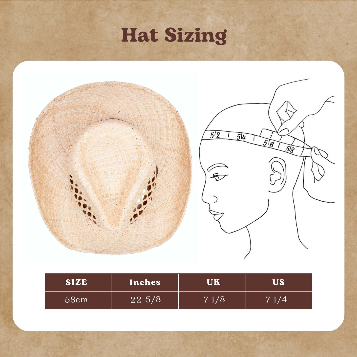 Rio Raffia Straw Cowboy Hat - Mix Brown