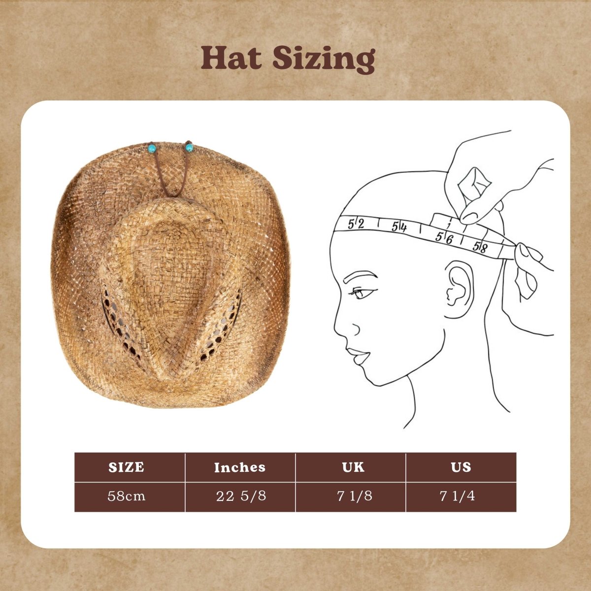 Sagehollow Straw Cowboy Hat - Mix Brown