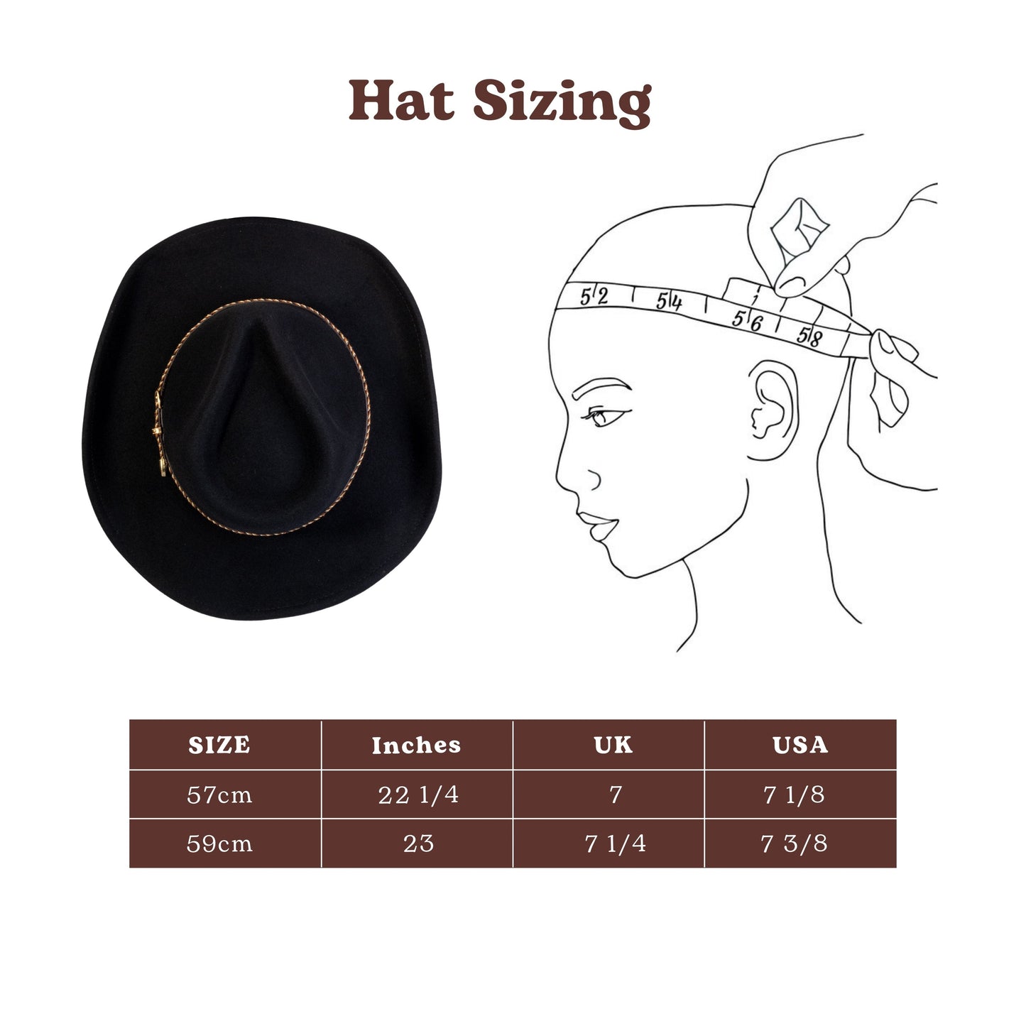 Shadow Ridge Black Felt Cowboy Hat - Mix Brown