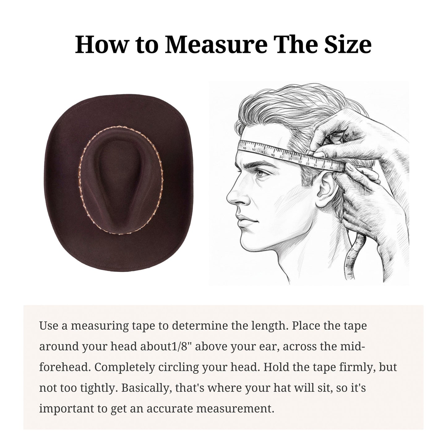 Trailblazer Brown Felt Cowboy Hat - Mix Brown