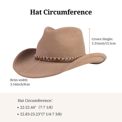 Mesa Tan Felt Cowboy Hat