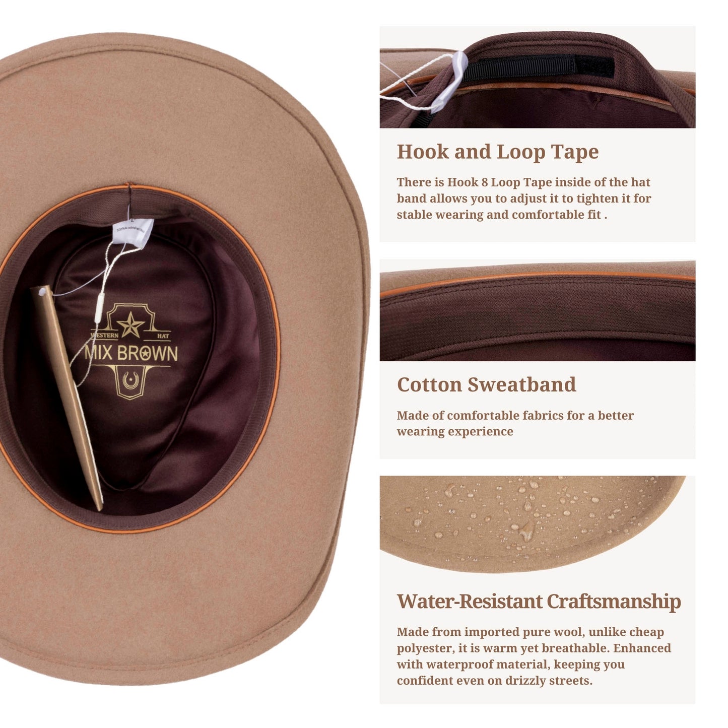 Mesa Tan Felt Cowboy Hat