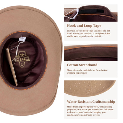 Mesa Tan Felt Cowboy Hat