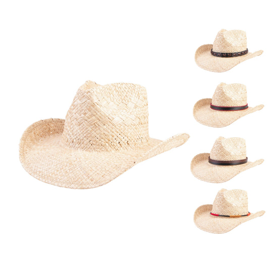 Trailcraft Straw Cowboy Hat （4 Interchangeable Bands）