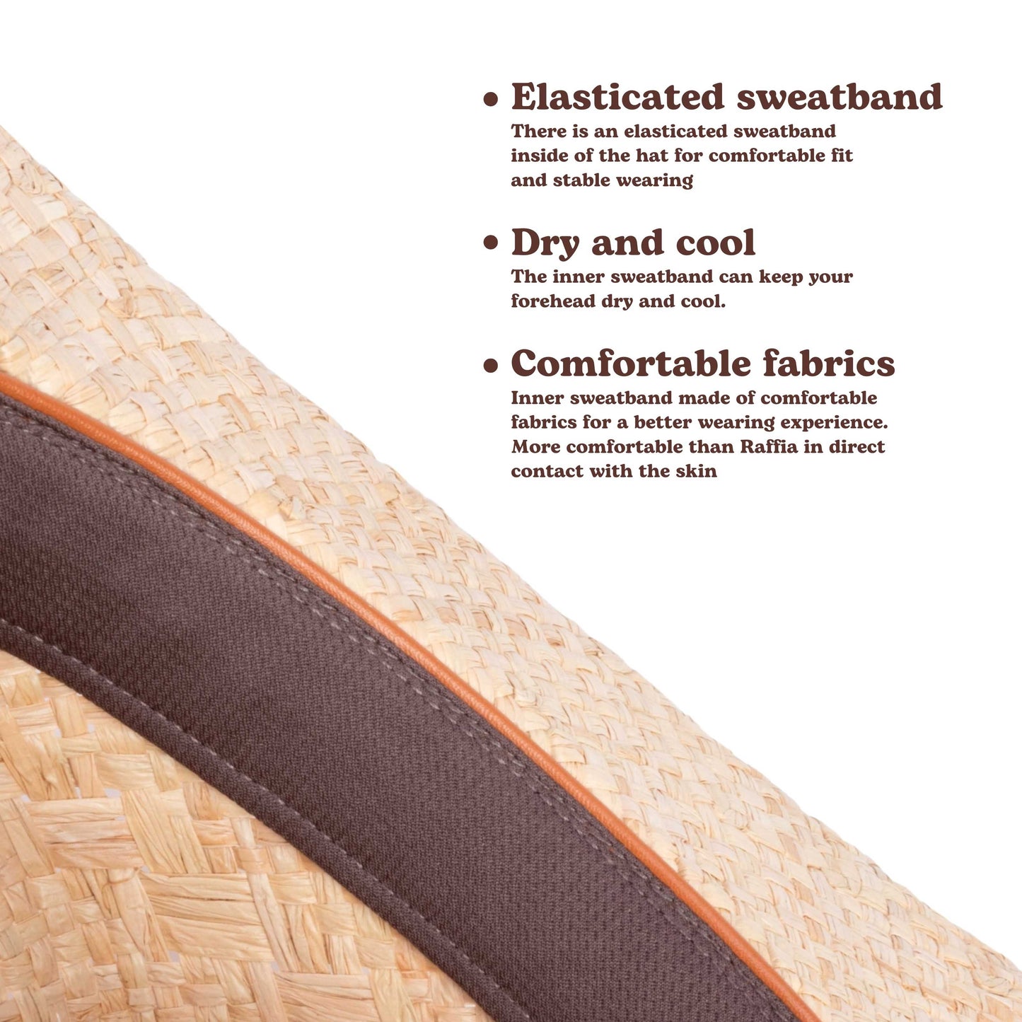 Trailcraft Straw Cowboy Hat （4 Interchangeable Bands）