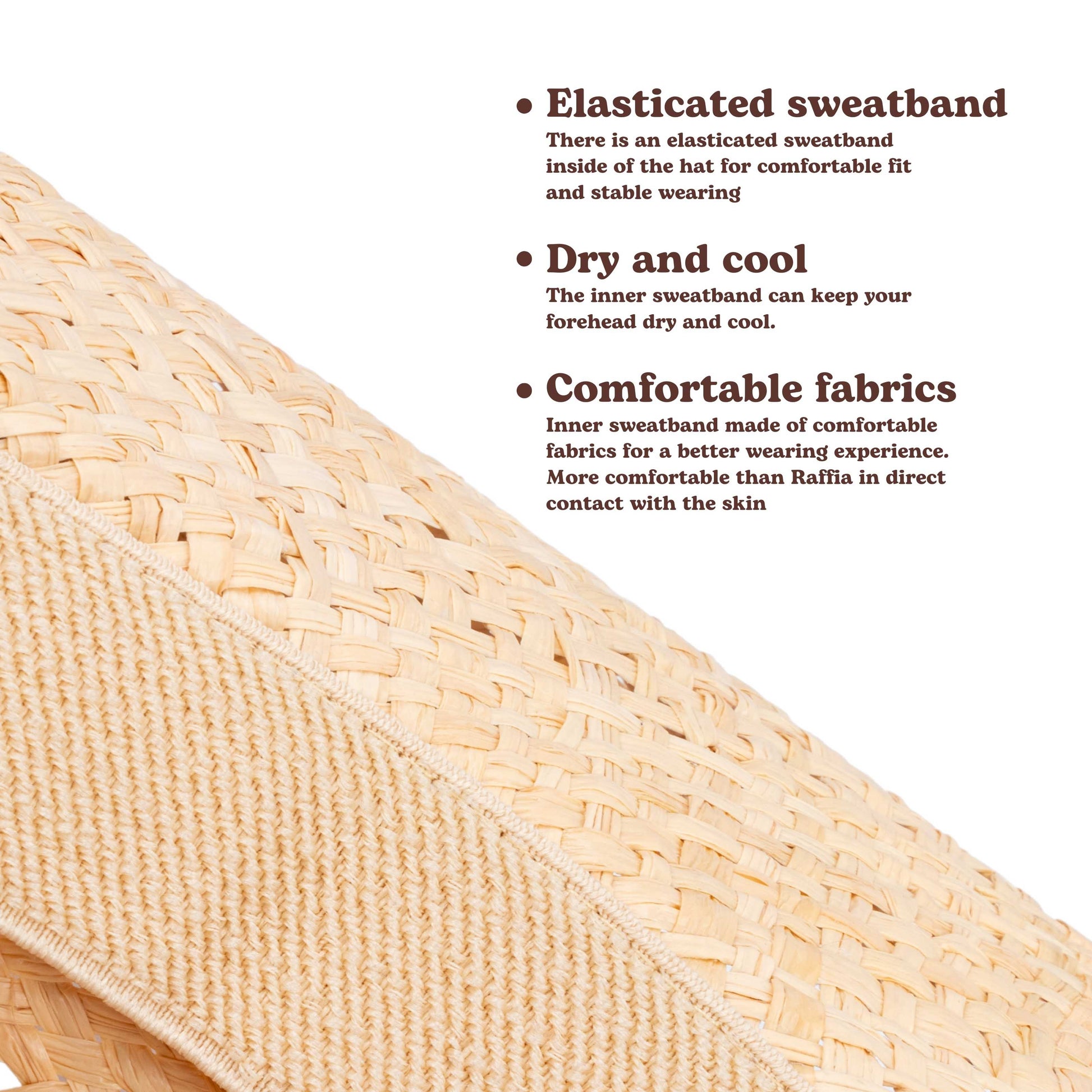 Coyote Raffia Straw Cowboy Hat - Mix Brown