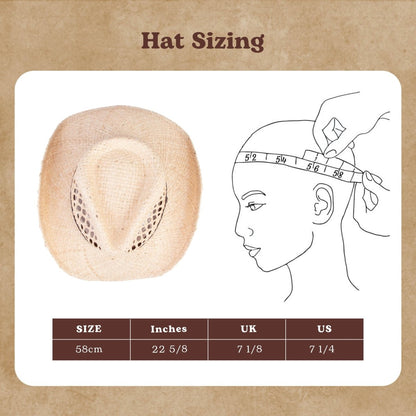 Hollowcrest Vent Straw Cowboy Hat - Mix Brown