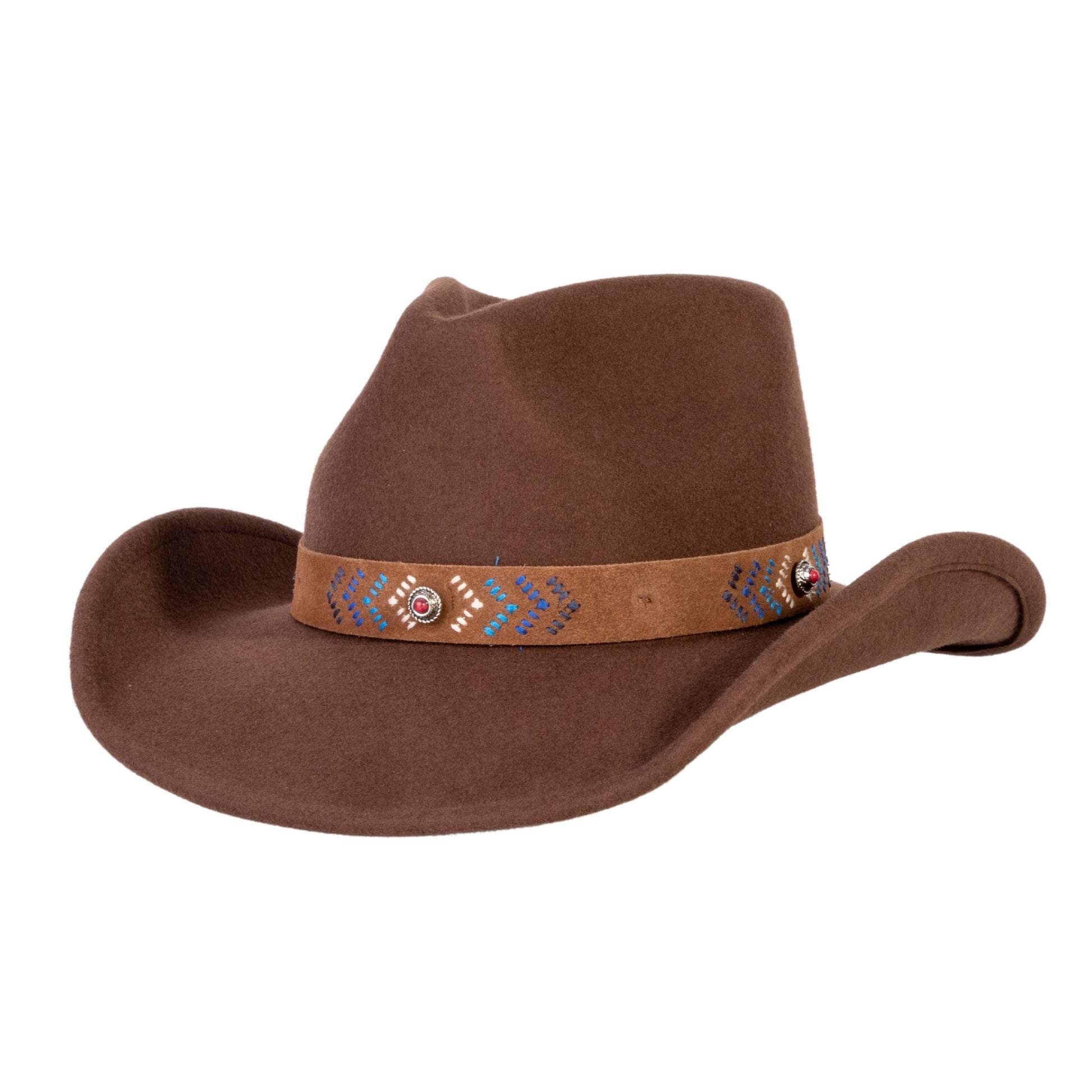 Maverick Sand Rope Felt Cowboy Hat - Mix Brown