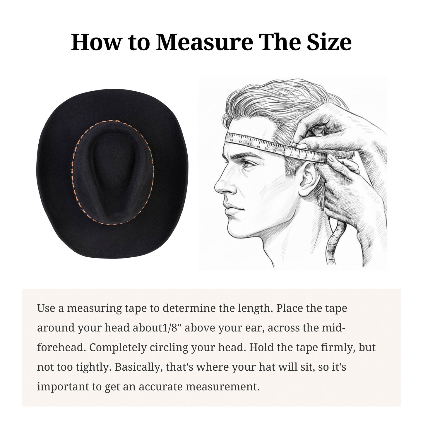 Midnight Trail Black Felt Cowboy Hat - Mix Brown