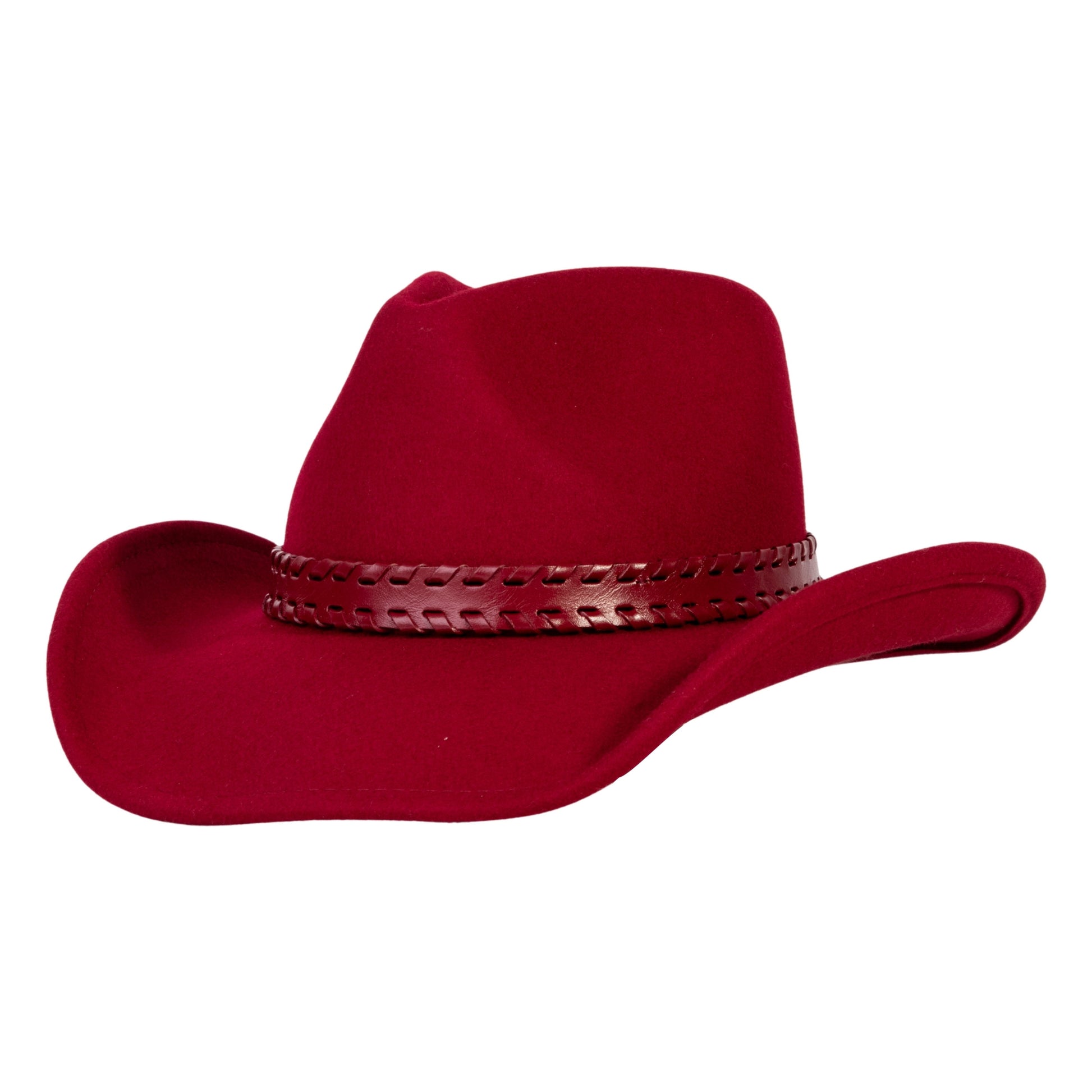 Outlaw Crimson Felt Cowboy Hat - Mix Brown