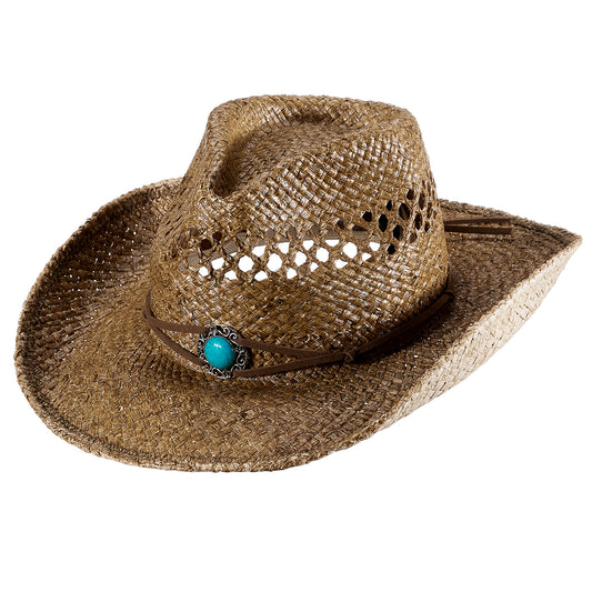 Brown-zaffiro  MIX BROWN Cowboy Hats Rancher Hat Exquisite Decoration Band