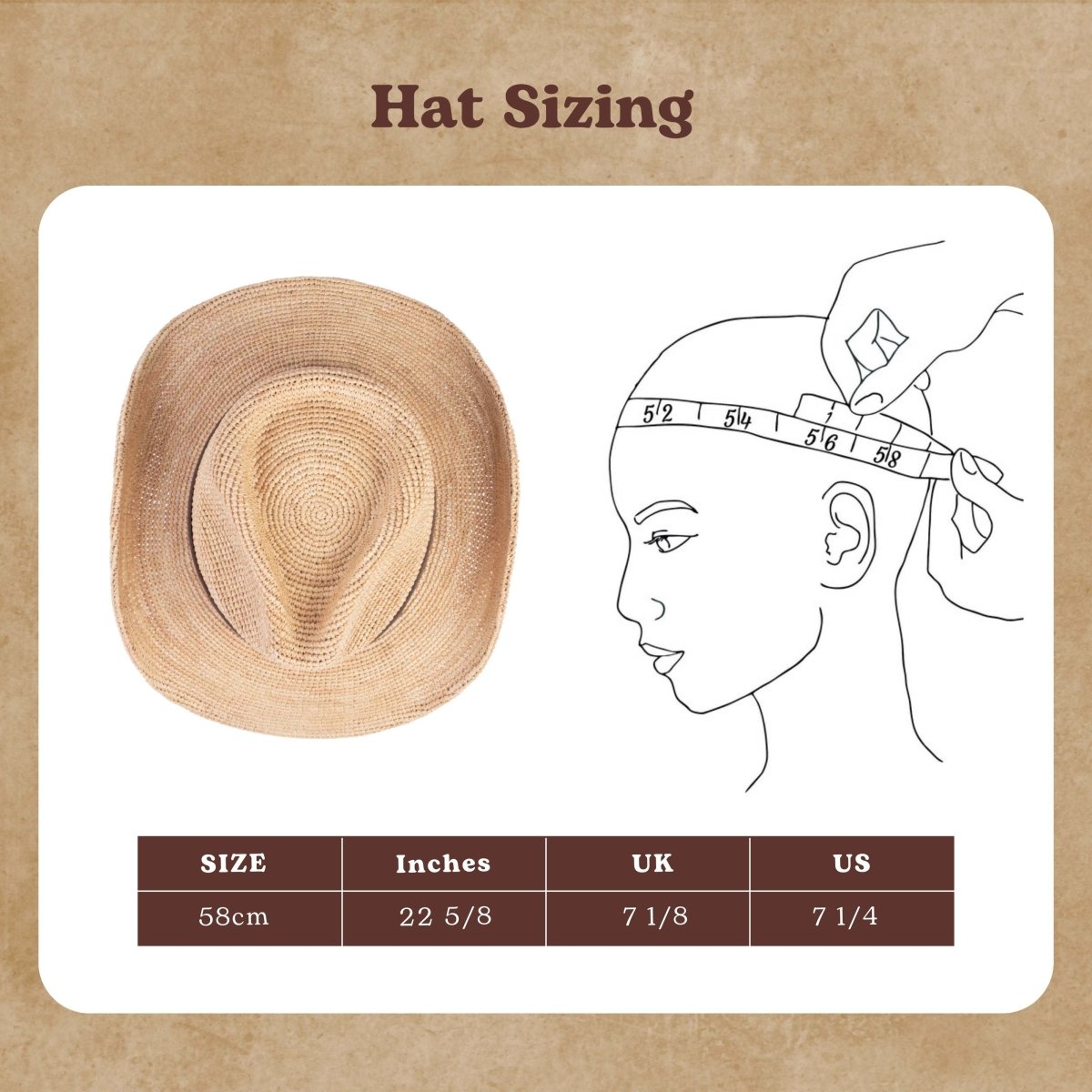 Ranchform Raffia Straw Cowboy Hat - Mix Brown