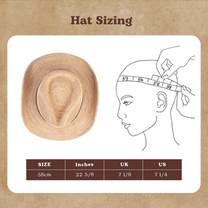 Ranchform Raffia Straw Cowboy Hat - Mix Brown