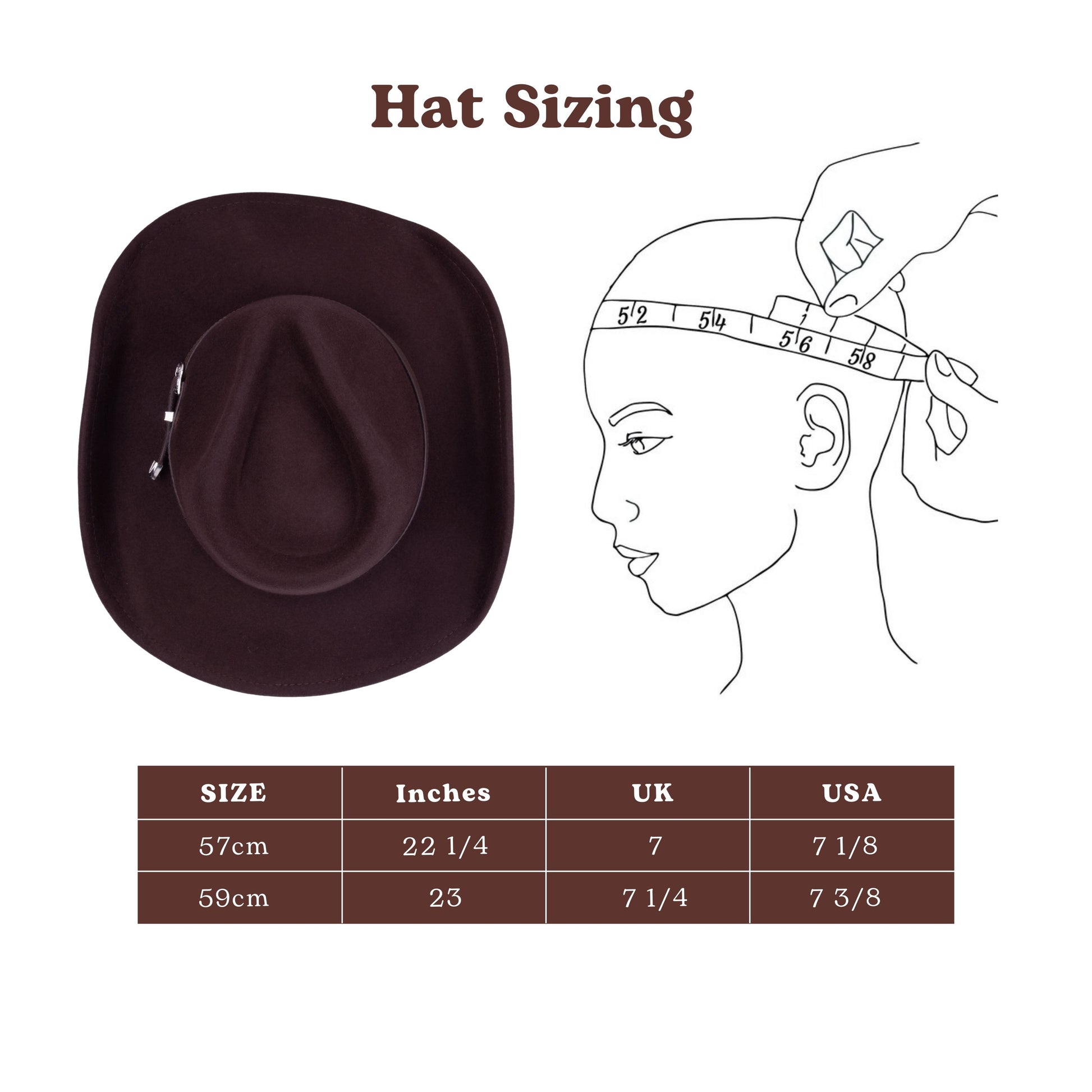 Ranger Chocolate Felt Cowboy Hat - Mix Brown