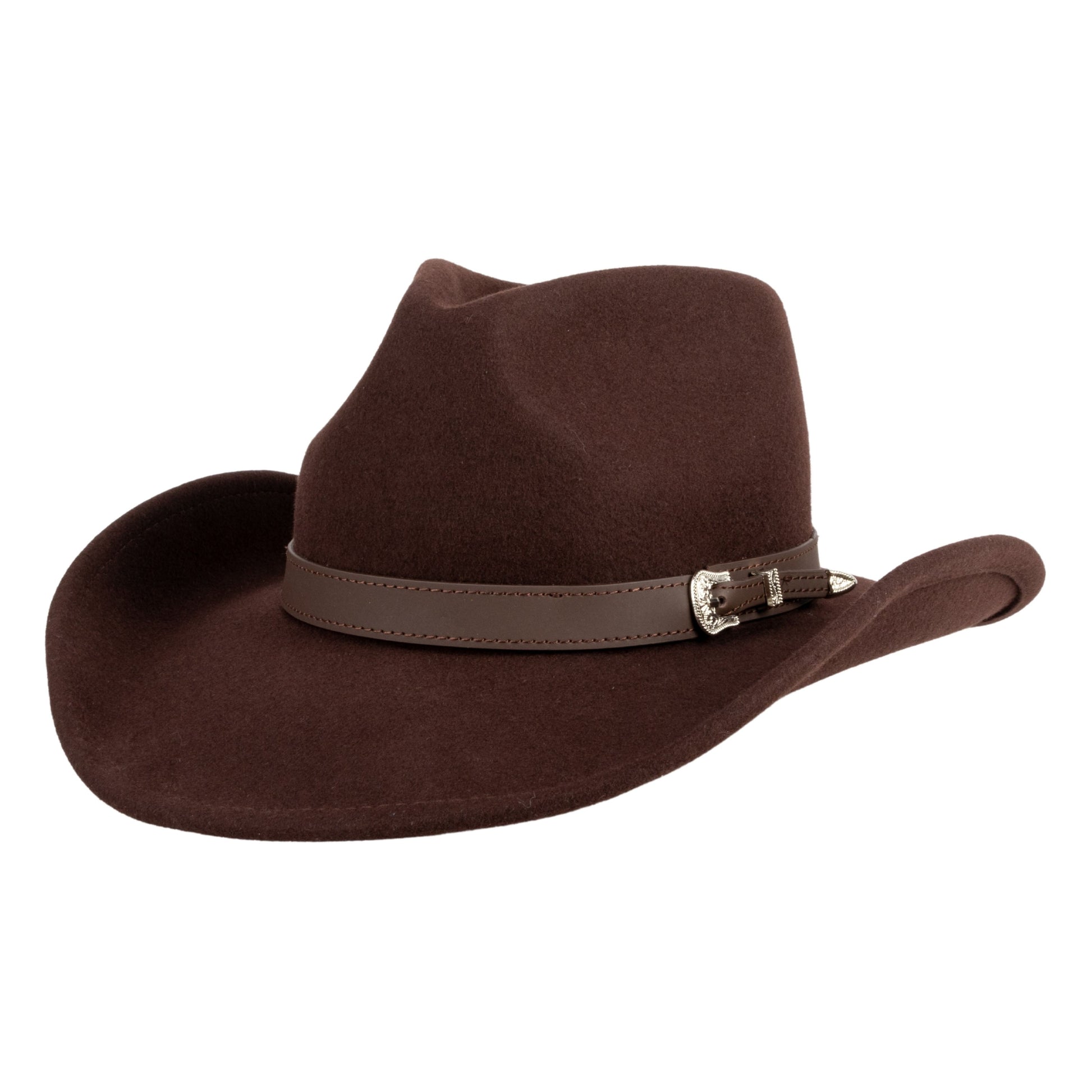 Ranger Chocolate Felt Cowboy Hat - Mix Brown