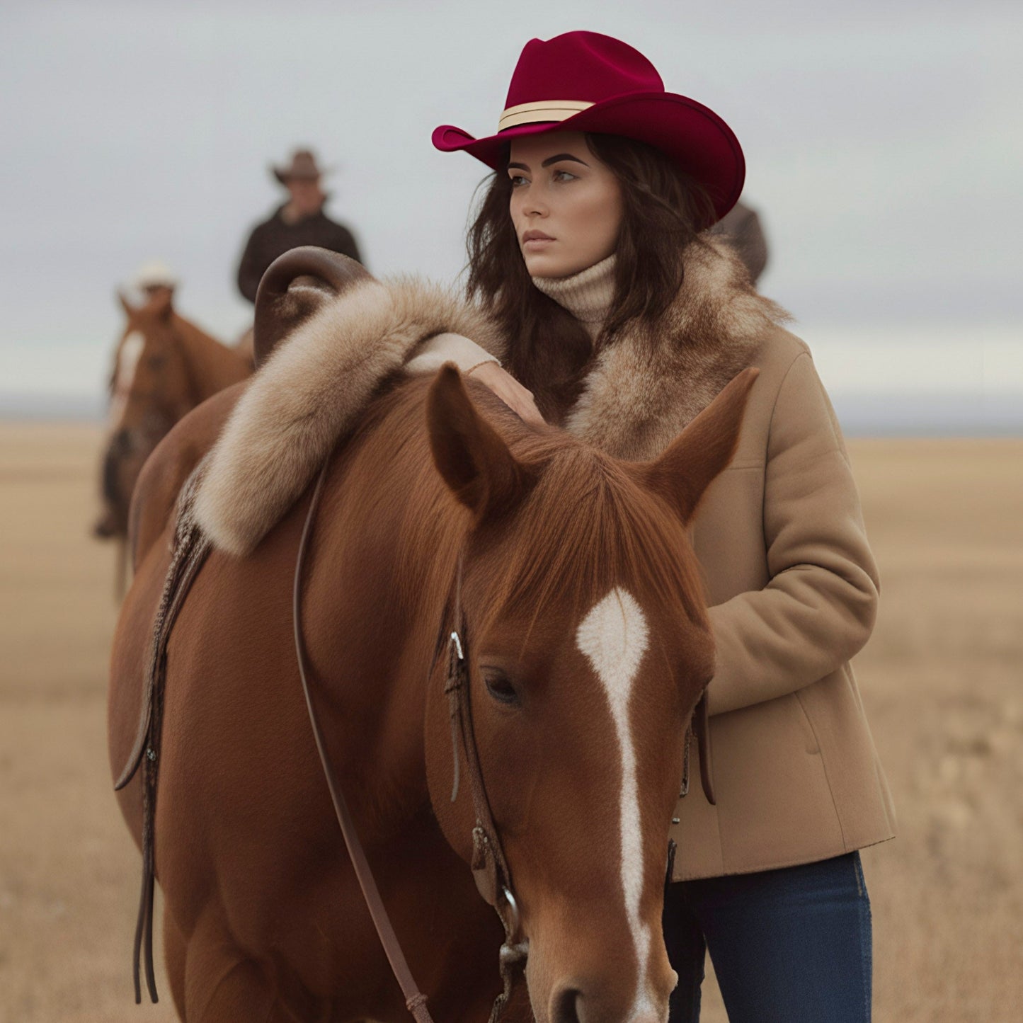 Sedona Rose Open Road Felt Hat - Mix Brown