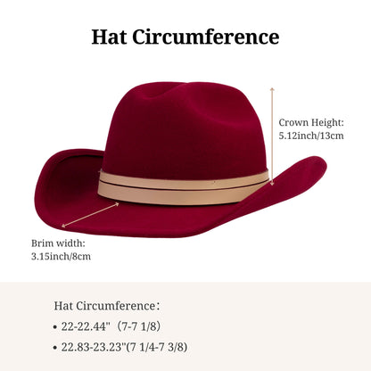 Sedona Rose Open Road Felt Hat - Mix Brown