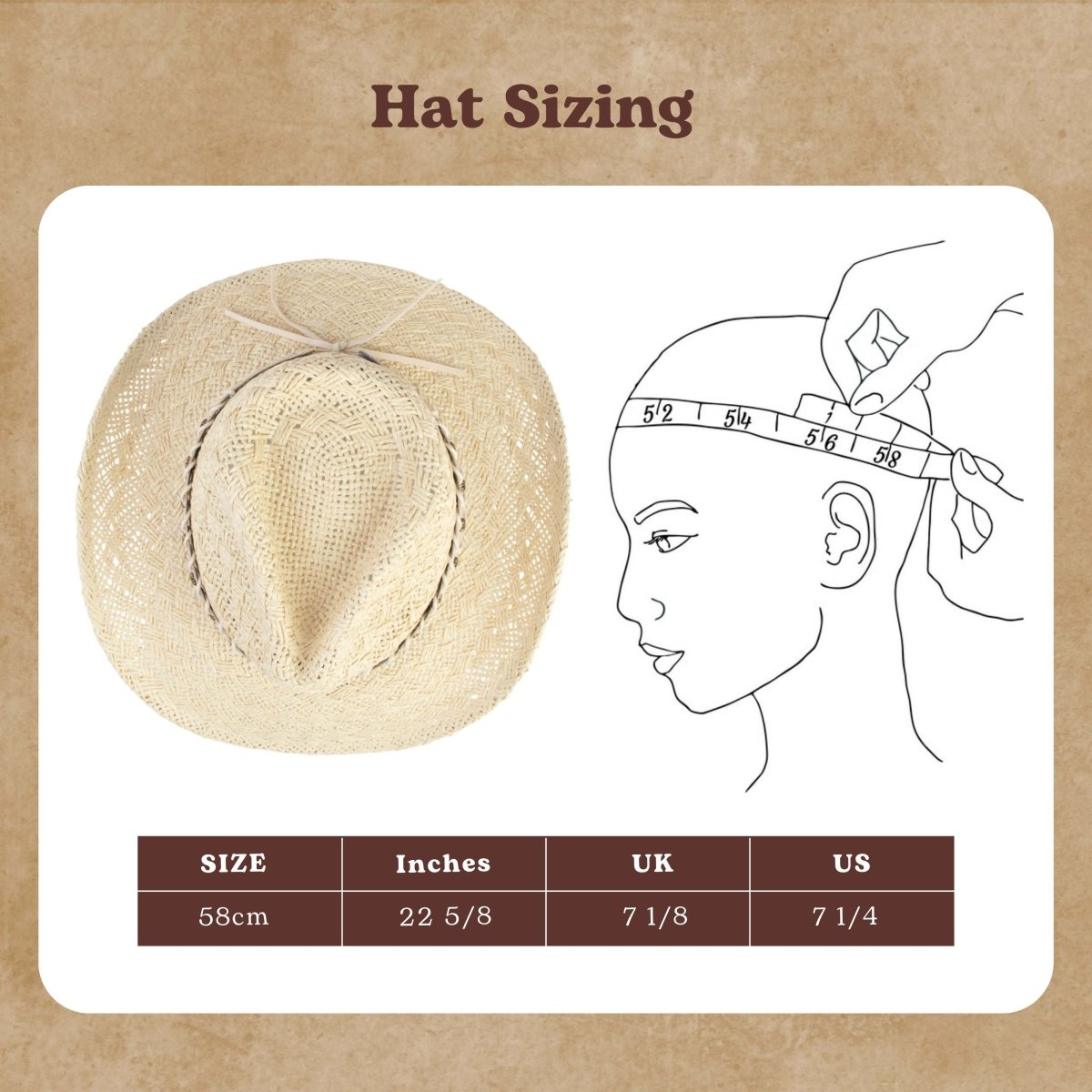 Starcrest Straw Cowboy Hat - Mix Brown