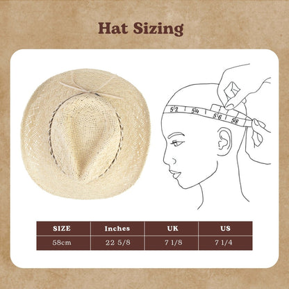 Starcrest Straw Cowboy Hat - Mix Brown