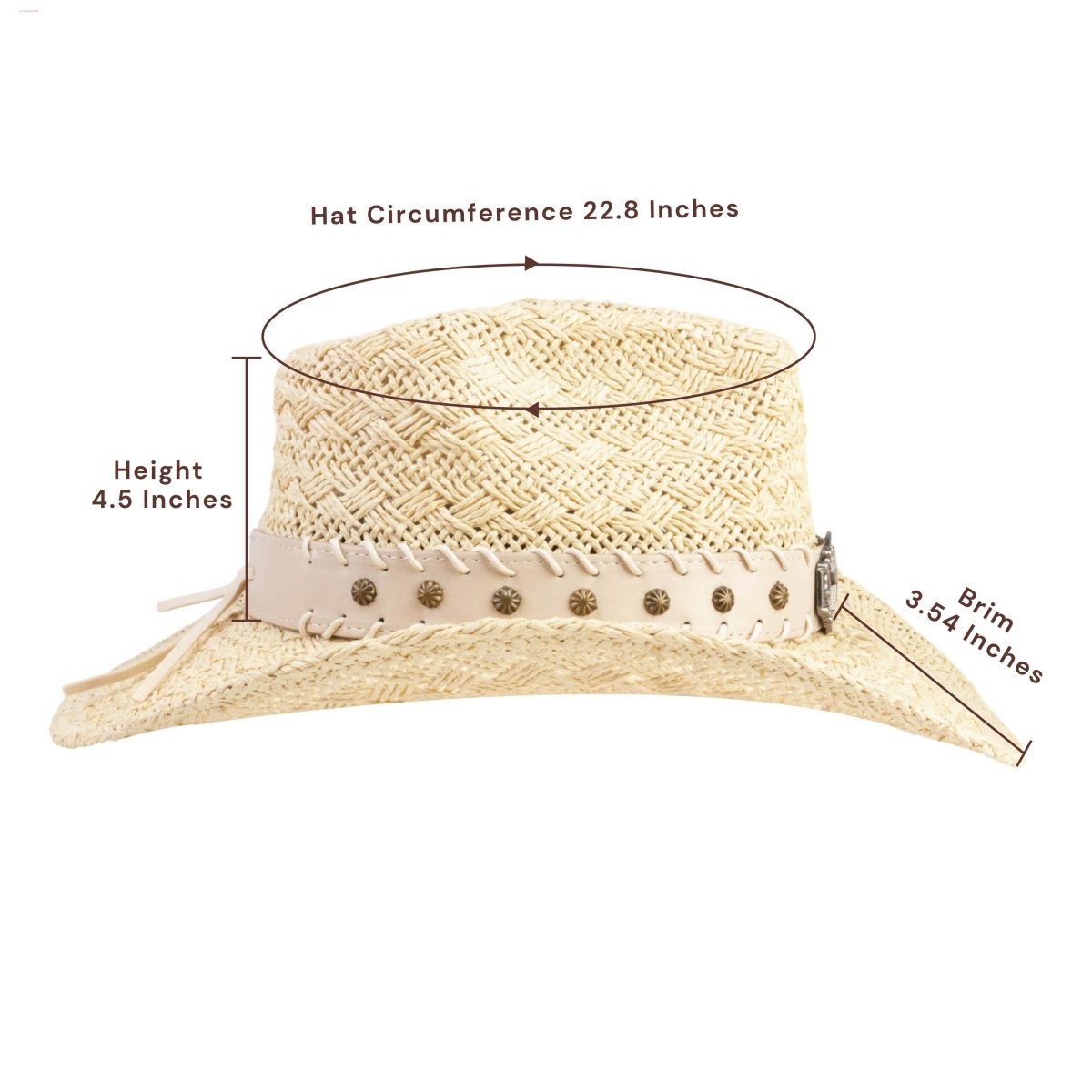 Starcrest Straw Cowboy Hat - Mix Brown