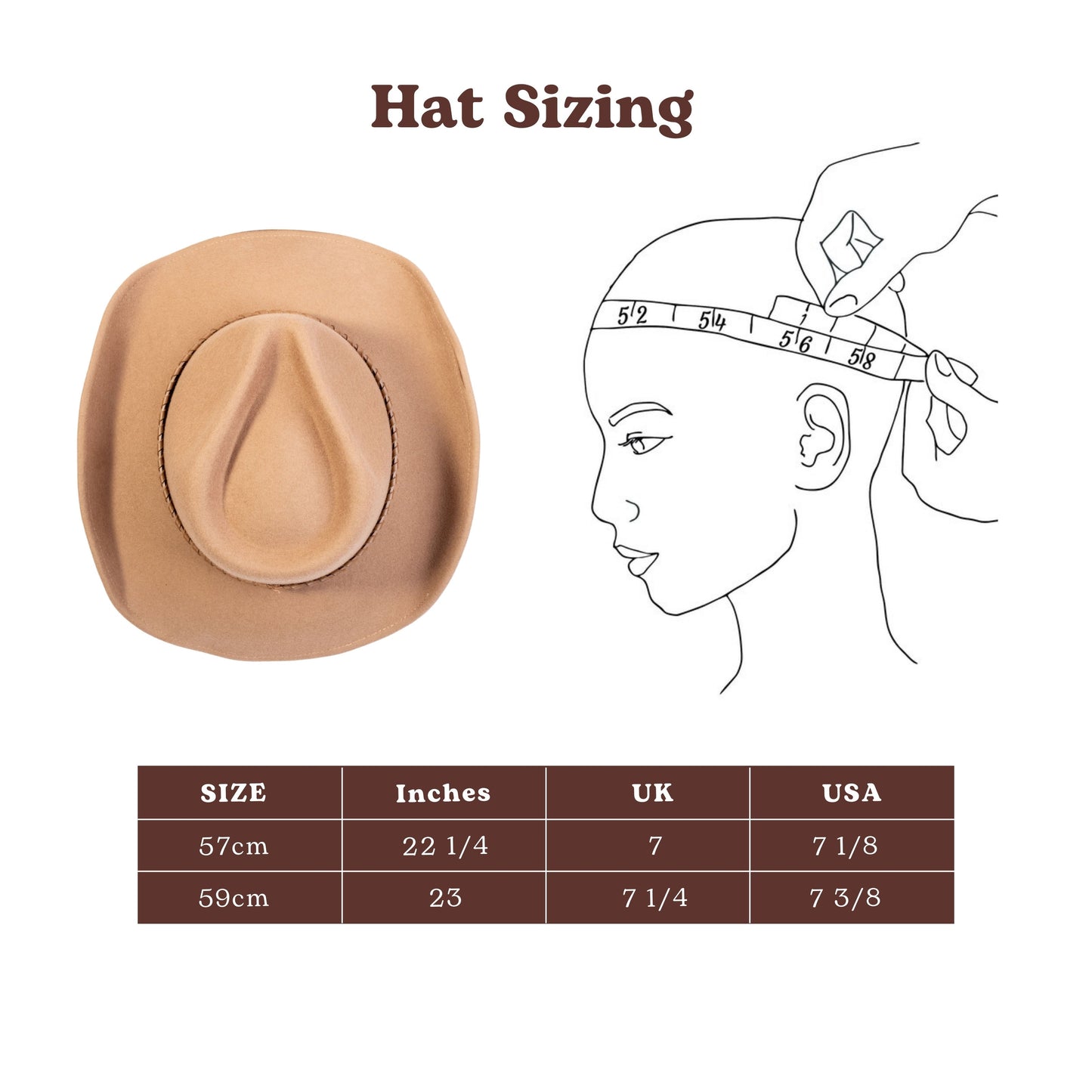 Sundown Tan Felt Cowboy Hat - Mix Brown