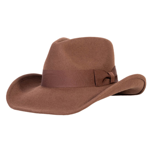 Timber Chestnut Felt Cowboy Hat - Mix Brown