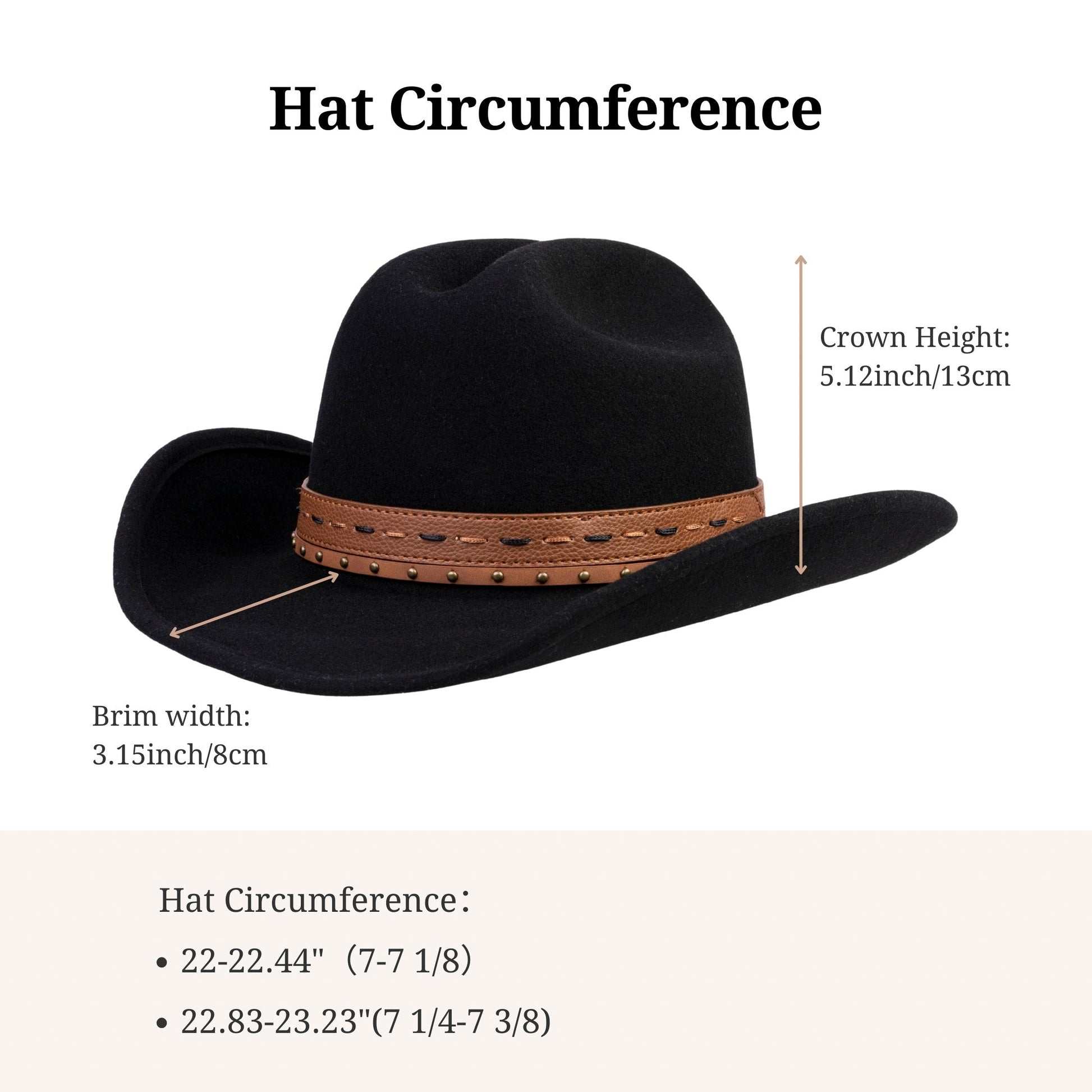 Tombstone Black Open Road Felt Hat - Mix Brown
