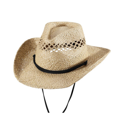 Trail Raffia Straw Cowboy Hat - Mix Brown
