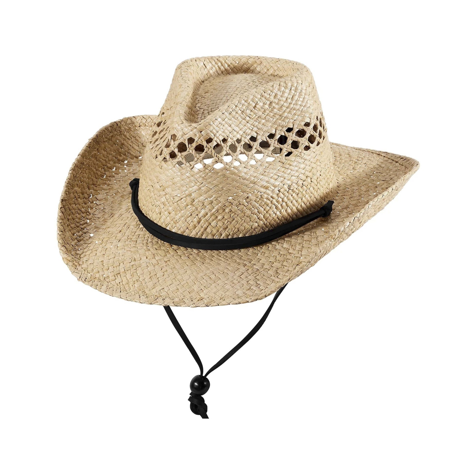Trail Raffia Straw Cowboy Hat - Mix Brown